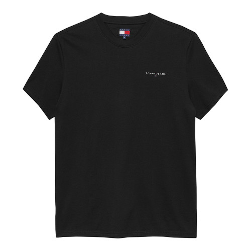 Tommy Hilfiger Ανδρική κοντομάνικη μπλούζα Linear Logo Slim Crew Neck T-Shirt